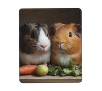 Pratica Tappetino per Il Mouse, Guinea Pigs, Personalizzato Tappetino per Mouse, Mousepads, 25X30cm, Computer, Casa, PC
