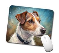 Pratica Tappetino per Il Mouse Jack Russell Terrier Dog Illustration 25X30Cm, Tappetino per Mouse Antiscivolo Gaming Mousepad per Casa Pc Computer