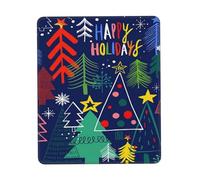 Pratica Tappetino per Il Mouse, Merry Christmas Snowflakes, Superficie Liscia Tappetino per Mouse, Gaming Mousepad, 25X30cm, Ufficio, Computer, Laptop