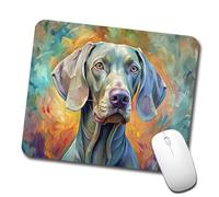 Pratica Tappetino per Il Mouse Weimaraner Dog Expressionism Art 25X30Cm, Tappetini Mouse Multifunzionale Gaming Mousepad per Computer Pc Notebook