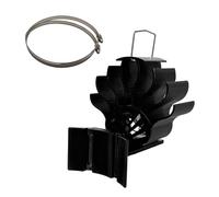 Pratica Ventola Per Stufa Alimentata a Calore Per Stufa a Legna Ottimizza L'efficienza Termica Con Monitoraggio in Reale Non Sono Necessarie Batterie Funzionamento Silenzioso