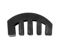 Pratica violino Mute Mute Rubber silenziatore Volume Riduciatore per principianti Amanti Musica Compact Dureble Easy da usare da 5,5 cm (Nero)