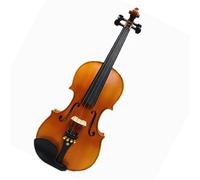 Praticare il violino Violino fatto a mano da 4/4 pollici con manico e fasce intagliate dal suono ricco e potente