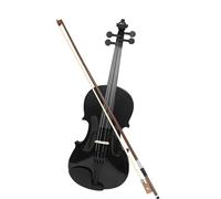 Praticare il violino Violino in legno massello nero set professionale per strumenti a corda