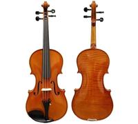 Praticare il violino Violino per principianti fatto a mano 4/4 con tavola in abete e parti in ebano(Type 1)