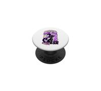 Praticare le arti oscure strega gatto nero Halloween PopSockets PopGrip Adesivo