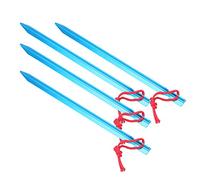 Pratiche 4 Pezzi Ultralight 23 Cm in Lega di Alluminio Campeggi -PEG, Stabili e Facili da Accamparsi All'aria Aperta (#2)