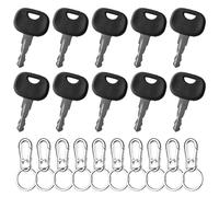Pratiche chiavi e portachiavi di accensione 10 pezzi per carrelli elevatori e pe