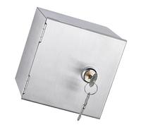 Pratiche coperture per prese elettriche resistenti alle intemperie in acciaio inox per interni ed esterni senza protezione antifurto senza scatola elettrica antifurto