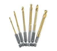 Pratiche e affidabili punte da trapano 6 pezzi per progetti di lavorazione del l