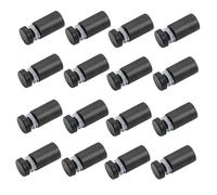 Pratiche e robuste viti di fissaggio in acciaio inox per cartelli, 16 pezzi, pratiche per display commerciali, espositori, chiodi distanziatori