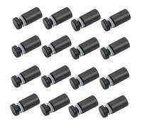 Pratiche e robuste viti fissaggio per cartelli in acciaio inossidabile, confezione da 16, comode per espositori commerciali Soluzione supporti per espositori espositivi