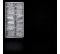 Pratiche forme di estensione per unghie in ABS, 150 pezzi, design artistico, risultati rapidi, unghie acriliche fai da te