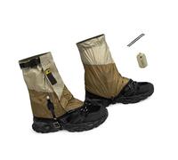 Pratiche ghette da esterno con chiusure elastiche con chiusura a gancio in metallo, protezioni per fango, detriti durante attività intense, protezioni per le gambe