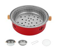 Pratiche griglie per barbecue in metallo con base stabile antiscivolo Griglie da campeggio Set da pozzo per un uso esterno sicuro qualsiasi terreno BBQ stabile e sicuro