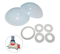 Pratiche Guarnizioni Cupola/Funghi 7pz Ricambio Gomma Siliconica