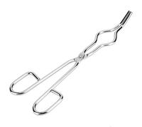 Pratiche pinze da crogiolo professionali di alta qualità, pinze da crogiolo, zampe antiscivolo Rame Argento metalli non ferrosi Fusione dell'oro Meta esperimenti(250mm)