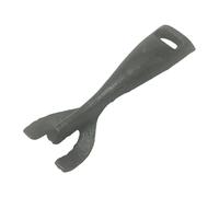 Pratiche pinze per griglie in ghisa con manico ergonomico Teppanyaki Clip per Steakhouse Hibachis Ristoranti Teppanyaki Spatola Pinze