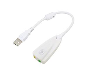 Pratiche schede audio esterne USB per cuffie da gioco Auricolare Laptop Nessun driver richiesto Scheda audio convertitore di canali 5Hv2