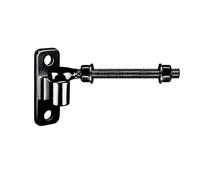 Pratici e robusti bulloni a J in acciaio inox, cerniere per porte da 15,2/20/25,4 cm, accessorio per cancelli da giardino e recinzioni agricole, 2 pezzi