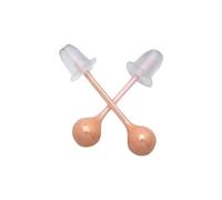 Pratici orecchini rotondi in bioceramica per orecchio e naso, in bioplast, flessibili, fermi per piercing all'orecchio, robusti materiali bioceramicdi, Misura unica, come descritto, come descritto