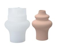 Pratici vasi da fiori rotondi robusti in silicone cemento gesso forniture artigianali per giardino e decorazione interna decorazione della casa