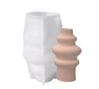 Pratici vasi da fiori rotondi robusti in silicone cemento gesso forniture artigianali per giardino e decorazione interna decorazione della casa