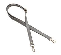 Pratico 138 centimetri Regolabile PU Leather Bag Strap Per Crossbody Borse Donna Borsa A Tracolla Accessori Borsa A Tracolla Borsa A Tracolla Chiusura Della Cintura, Fibbia in oro grigio