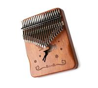 Pratico 21 Kalimbas Pollice Pianoforte Premium Texture Legno Adatto per Toni Chiari e Portatile Musica Piacere Strumento Musicale