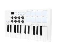 Pratico 25 Controller Tastiera con Feel Music Production Controller Adatto per Produttori Esterni Illuminazione Tastiera