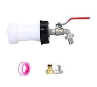 Pratico accessorio adattatore per rubinetti per serbatoi d'acqua per contenitore da 3/4 pollici robusti beccucci in lega con design a tenuta stagna Connettori per serbatoio dell'acqua