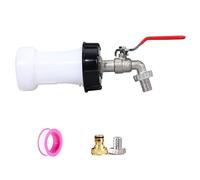 Pratico accessorio adattatore per rubinetti per serbatoi d'acqua per contenitore da 3/4 pollici robusti beccucci in lega con design a tenuta stagna Connettori per serbatoio dell'acqua