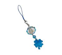 Pratico Acrilico Clovers Foglia Catena Mobile Con Crisps Suono Accessorio Portatile Buona Fortuna Fascino Per Le Donne Alla Moda