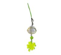 Pratico Acrilico Clovers Foglia Catena Mobile Con Crisps Suono Accessorio Portatile Buona Fortuna Fascino Per Le Donne Alla Moda