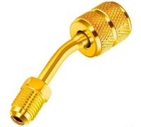 Pratico adattatore R410a, convertitore in ottone, ditale da 5/16 a 1/4 SAE, connessione rapida