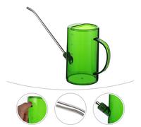 Pratico annaffiatoio per piante in acciaio inossidabile a bocca lunga