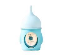 Pratico biberon per animali con scala trasparente e capezzoli in silicone accessorio per neonati gattini cuccioli 80ml mangiatoie per animali