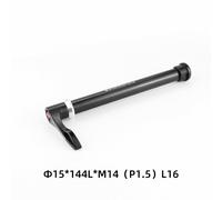 Pratico Bicicletta Thru Asse Rilascio Rapido 1 PC Accessori Nero