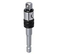 Pratico blocco automatico Socket Rod Facilitazione Rapidi Bit Cambiamenti Risparmio di tempo in Fabbrica Riparazioni All'aperto Adattatore per utensili manuali