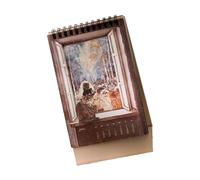 Pratico Blocco Note Per Calendario Da Tavolo In Cartone Riciclato Con Design Sostenibile Accessorio Cancelleria Ufficio Texture Carta Lavagna Promemoria Da Tavolo Adesivo