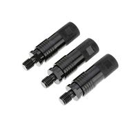 Pratico Campeggio Rilascio Connettori Bite Allarmi 3pcs Accessori Nero
