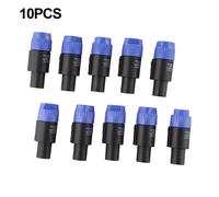 Pratico Connettore Adattatore 4 Pin 69X30X26mm ABS Shell Maschio Audio Speakon