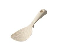 Pratico cucchiaio da cucina in silicone per uso alimentare, manico resistente al calore e base di supporto cucchiaio da cucina