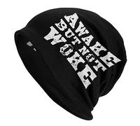 Pratico Cuffia Beanie,Awake But Not Woke,Skull cap,Anti Sudore Cappello Lavorato per Correre,Adulto,All'Aperto