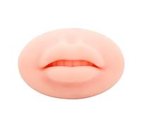 Pratico del labbro 3D Modello di labbro silicone Modello Piercing Falso per la pratica di allenamento di allenamento per il trucco, Pratica del labbro 3D Skin
