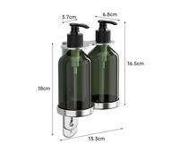 Pratico Dispenser di Sapone con Montaggio a Parete Perfetto per Bagni e Cucine