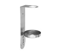 Pratico dispenser sapone bagno portabottiglie con supporto a parete portaoggetti