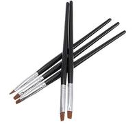 Pratico e attraenteGel UV Acrilico Pennello Nail Art Suggerimenti Costruttore Pennello Nail Paint Pennello Set 5 Pz Nuovo Pubblicato