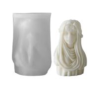 Pratico e robusto stampo in silicone a forma di scultura divinità, accessorio per la casa per creazioni artigianali in gesso e resina, uso quotidiano in silicone