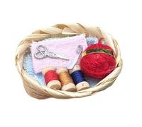 Pratico Fascino Case Delle Bambole Cesto Della Lavanderia Accessorio Con Abbigliamento In Miniatura 1 12 Scala Robusto Farbic Uso Quotidiano Casale Delle Bambole Accessori